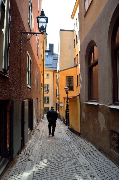 En gränd i Gamla stan