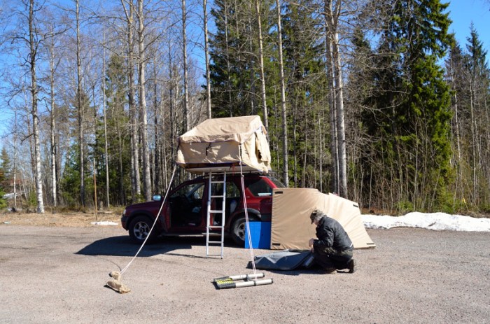 Taktältet på vår-luftning