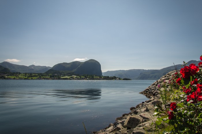I början av Lysefjorden