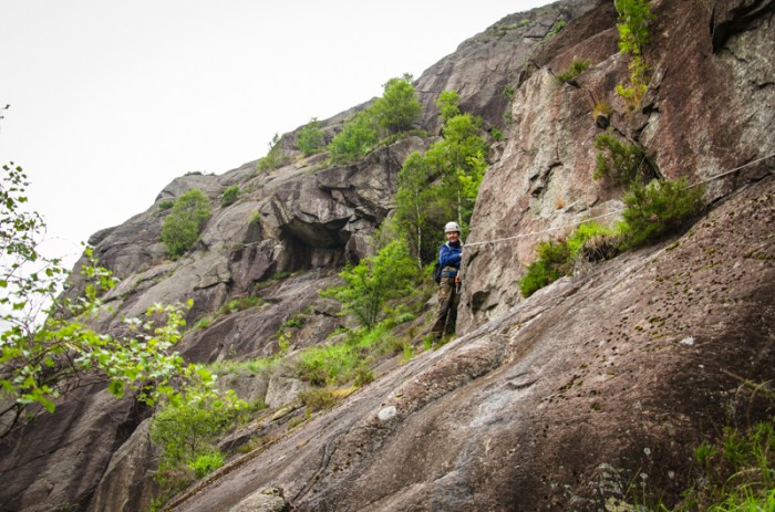 På väg runt ett hörn