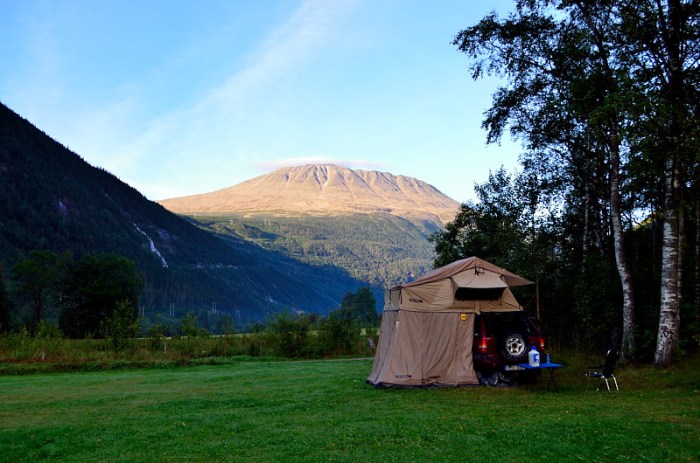 Morgonsol på Gaustatoppen