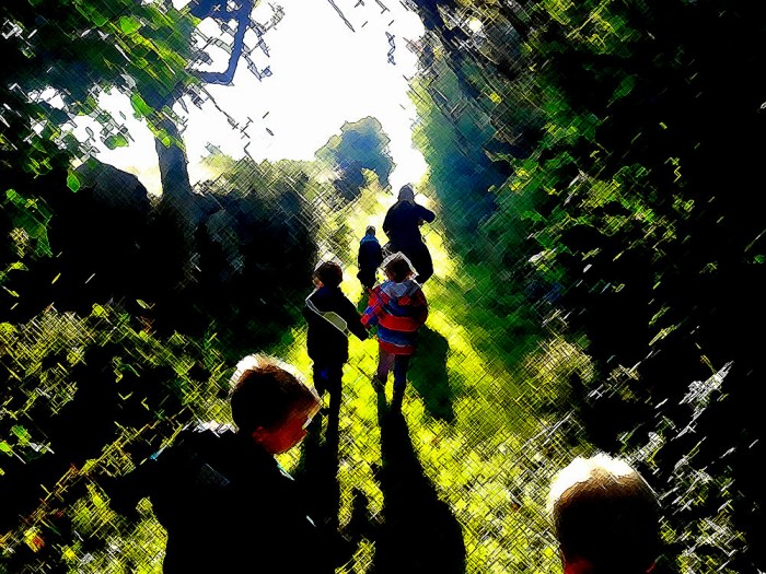 På tur med barnehagen