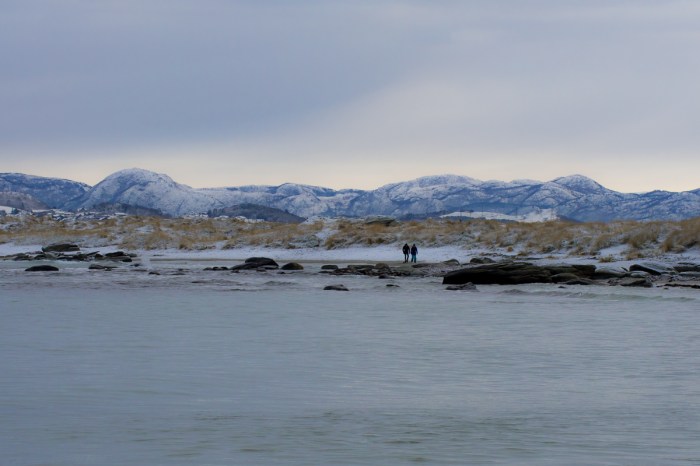 Rægestranden i vitt