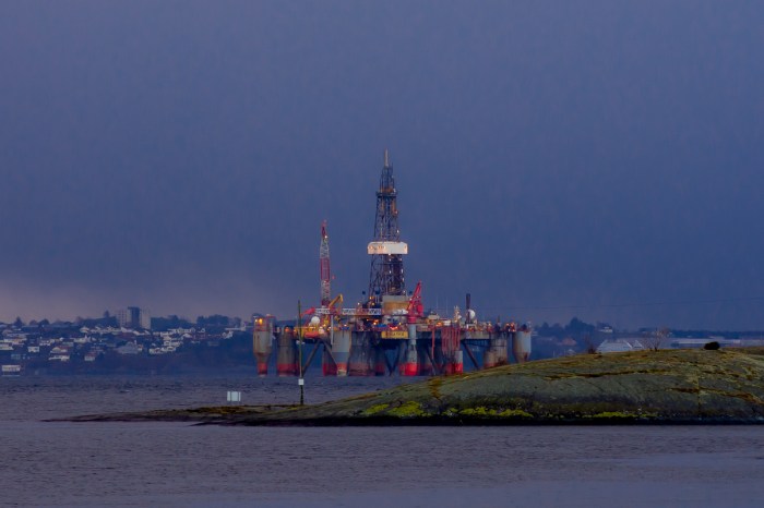 Oljeplattform i Stavanger
