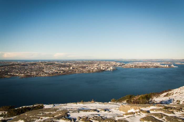 Stavanger från Lifjellet