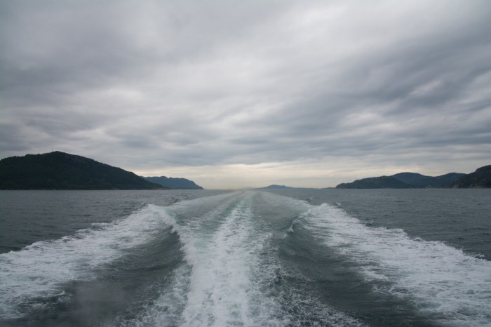 På väg till Lysefjorden