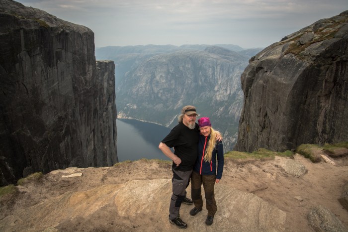 Vi på Kjerag