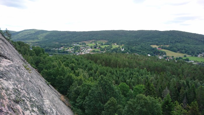 Utsikten halvvägs upp
